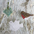 Red Robin Handmade Ceramic Christmas Decoration